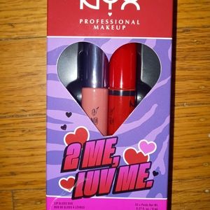 nyx butter gloss 2 me luv me set 🆕